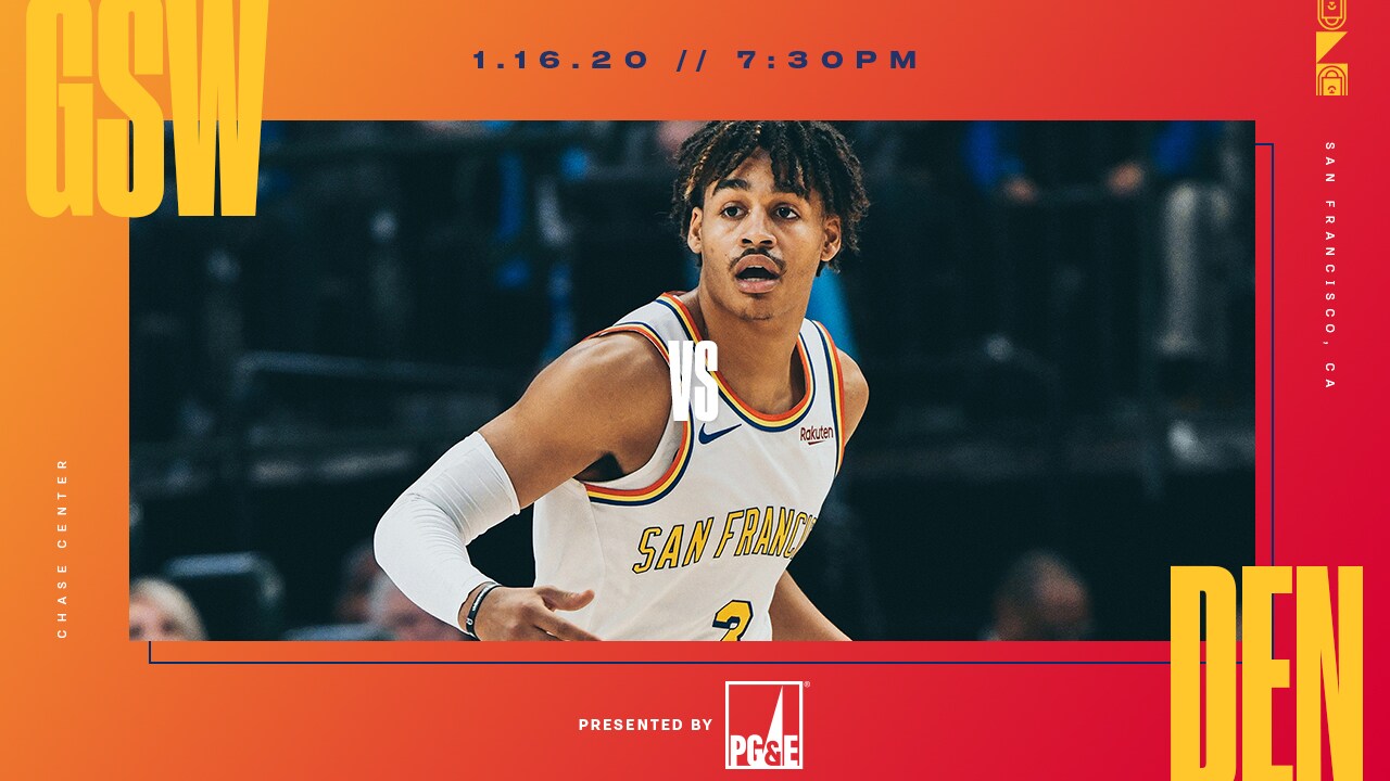 Game Preview Warriors vs. Nuggets 1/16/20