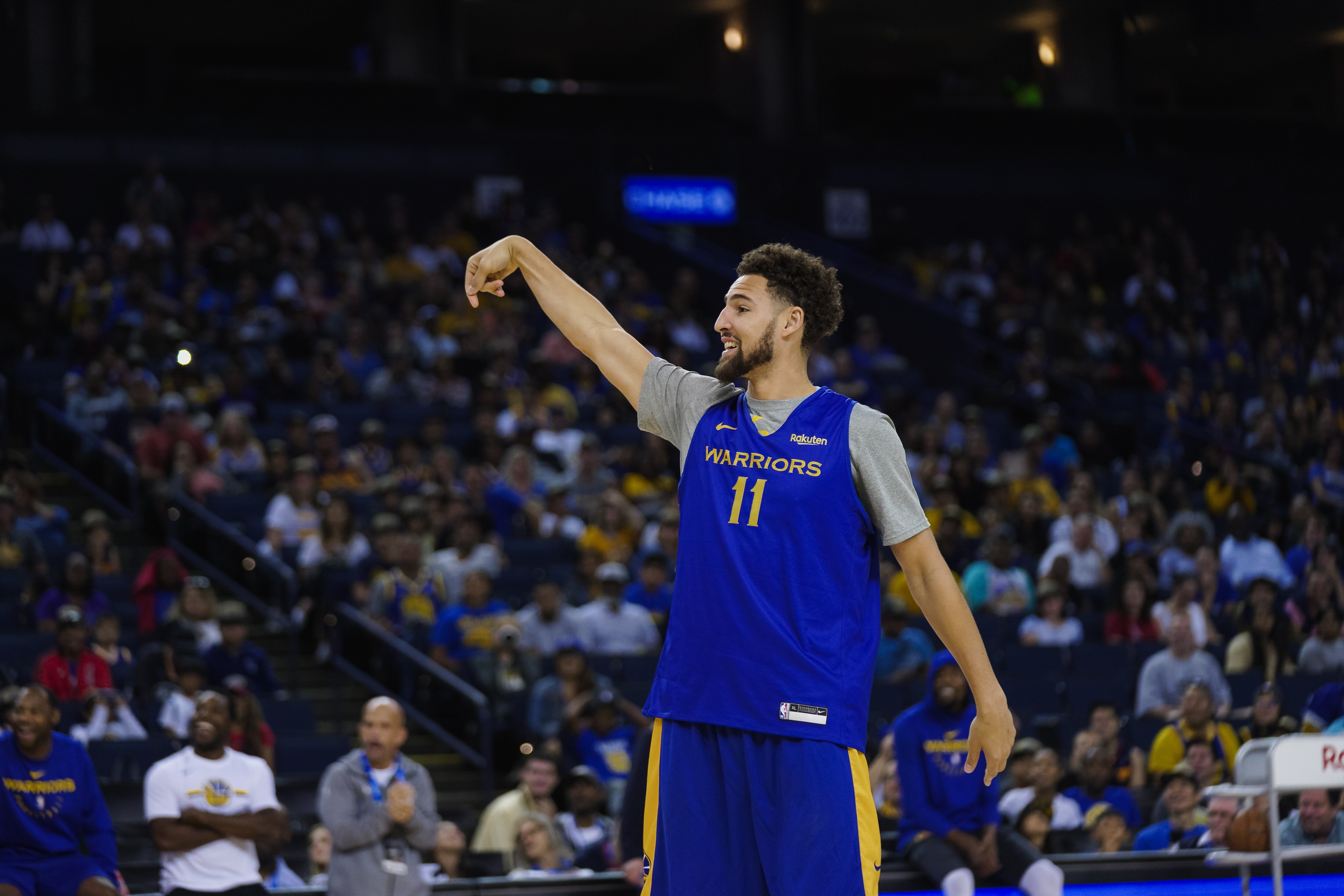 Warriors Open Practice Photo Gallery