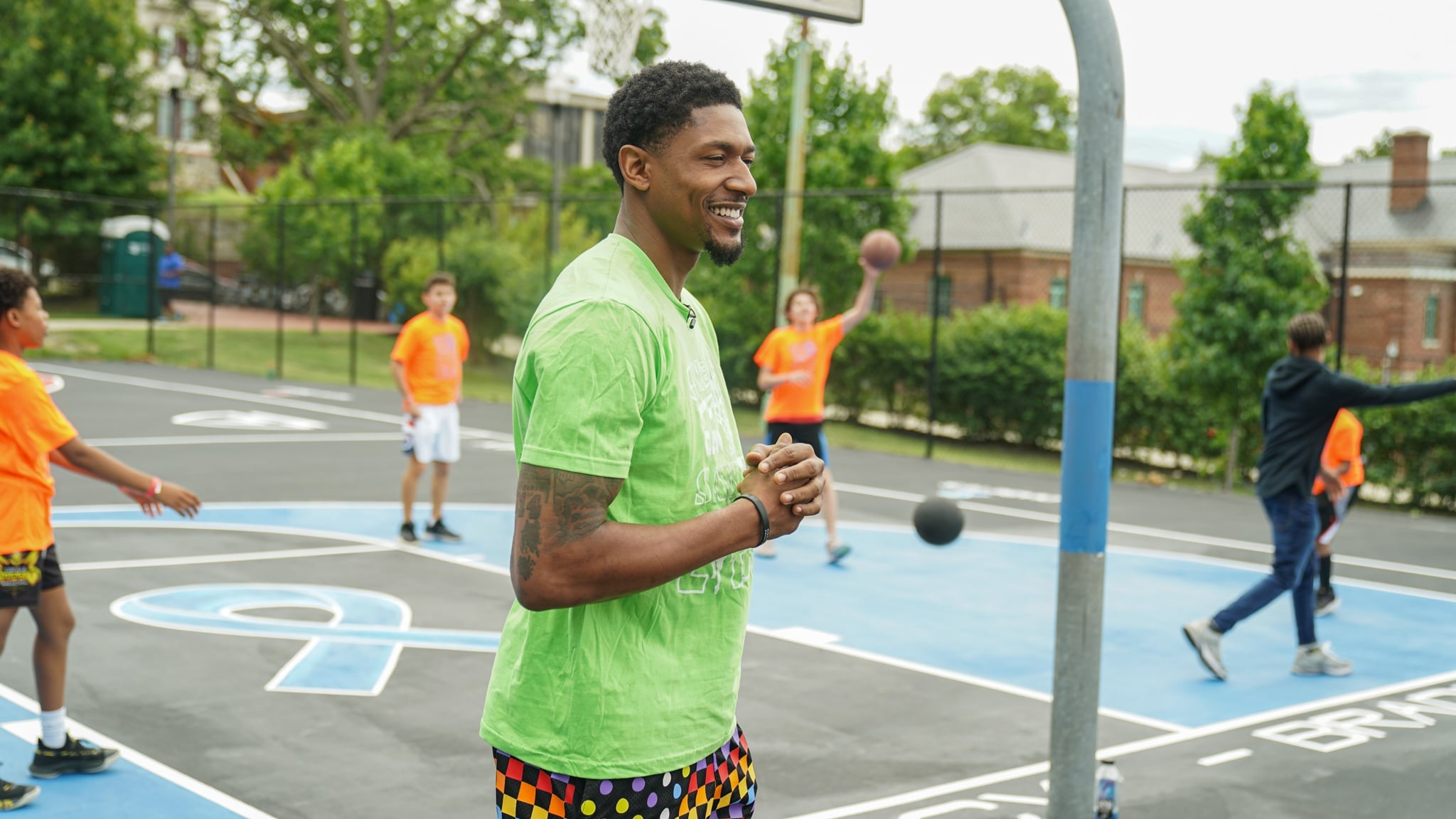 Photos Bradley Beal and Hoop For All unveil refurbished Banneker
