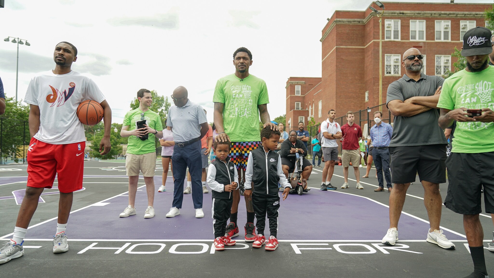 Photos Bradley Beal and Hoop For All unveil refurbished Banneker