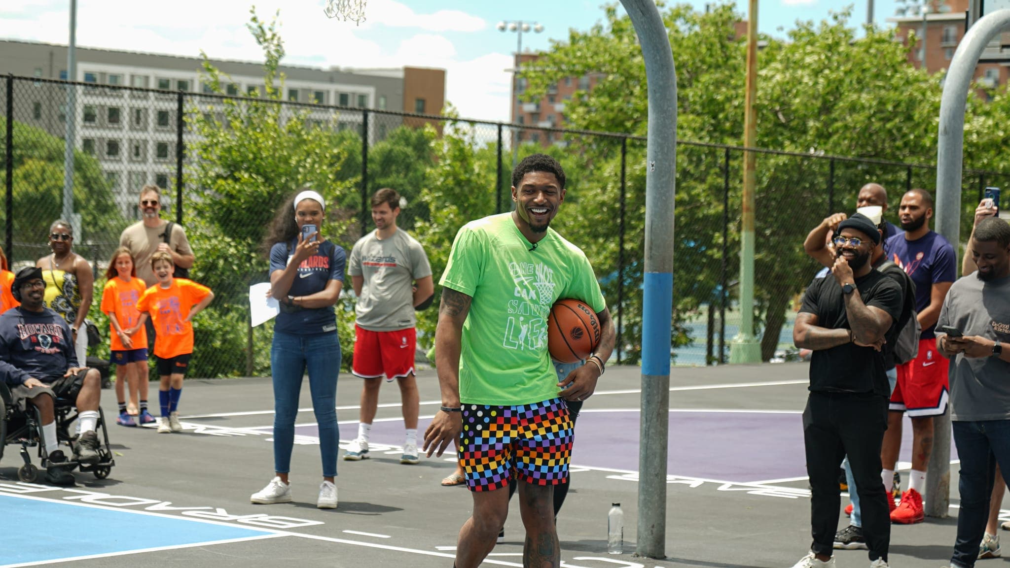 Photos Bradley Beal and Hoop For All unveil refurbished Banneker