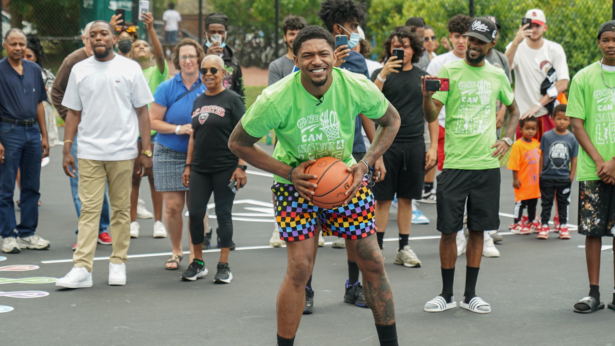 Photos Bradley Beal and Hoop For All unveil refurbished Banneker