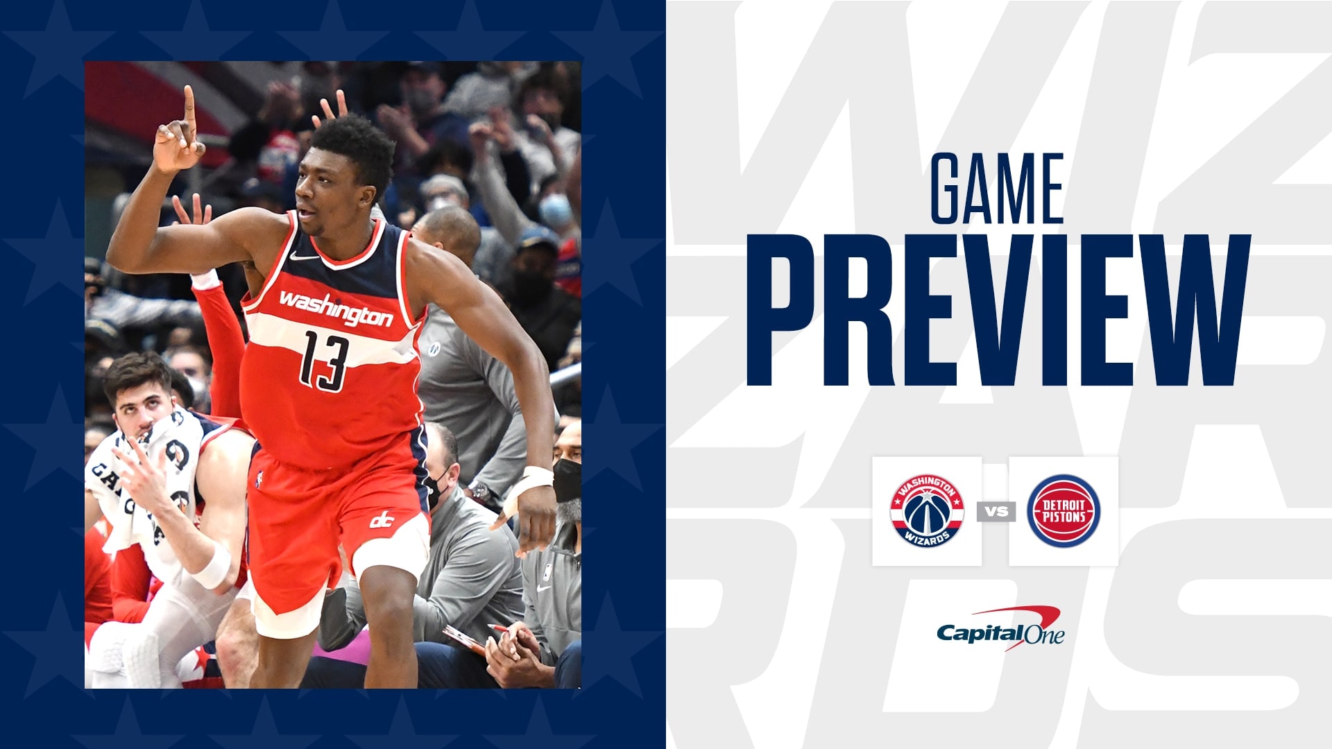 Preview Wizards close fivegame homestand Monday vs. Pistons