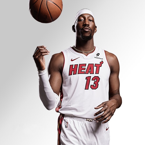 Bam Adebayo in Miami HEAT Association Jersey