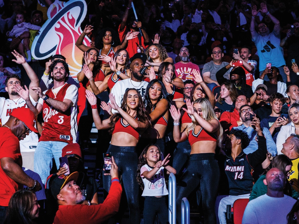 Fans cheering a HEAT game - Ticket Plans