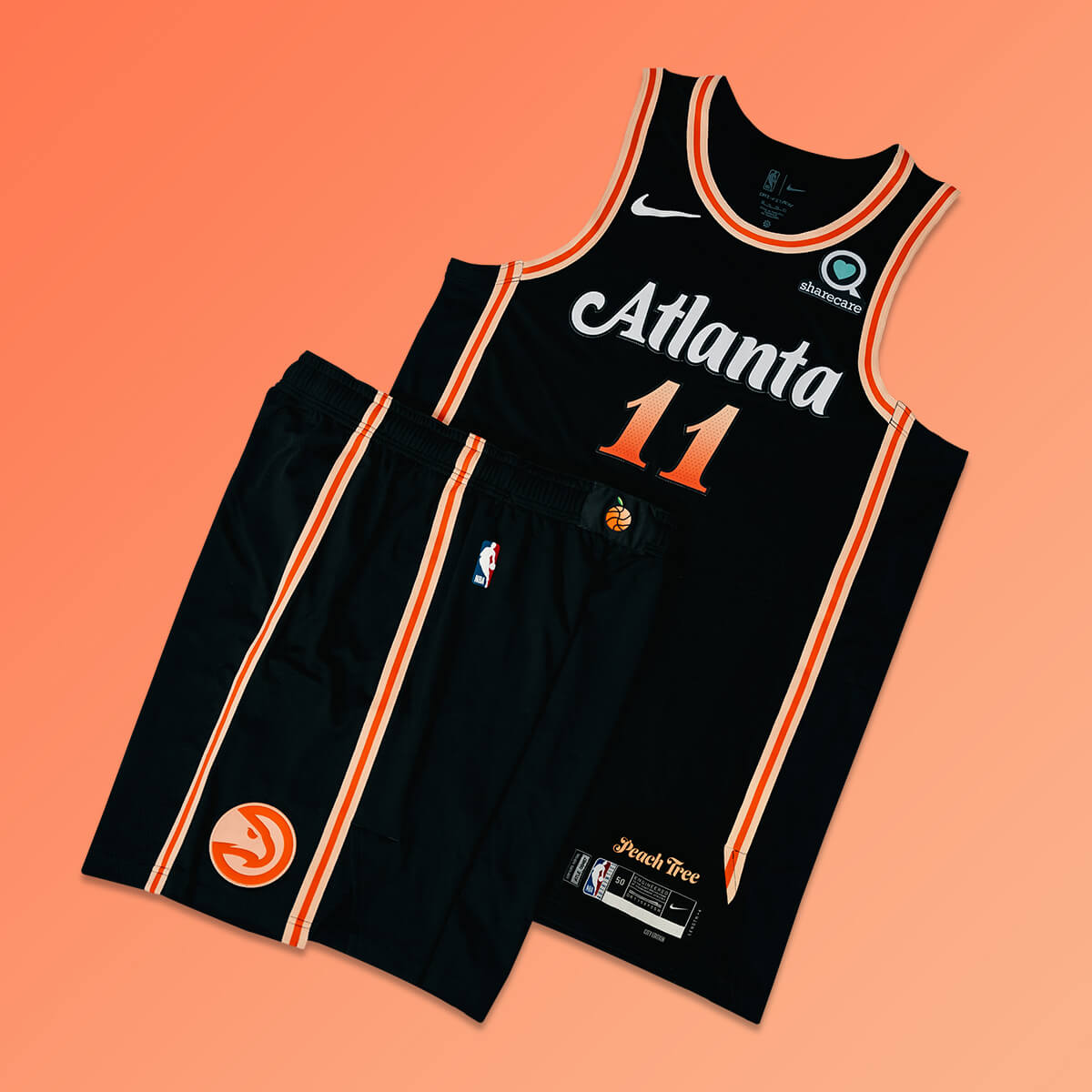20PEACH 22-23 NIKE NBA City Edition