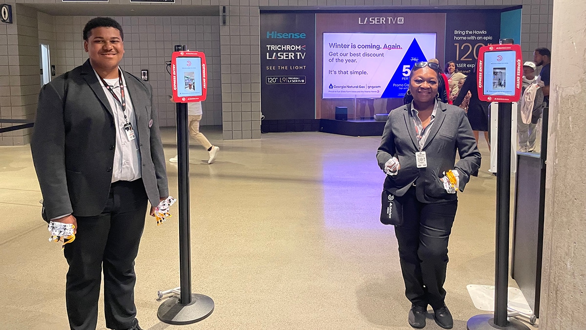 Delta Fly-Through Lanes at State Farm Arena