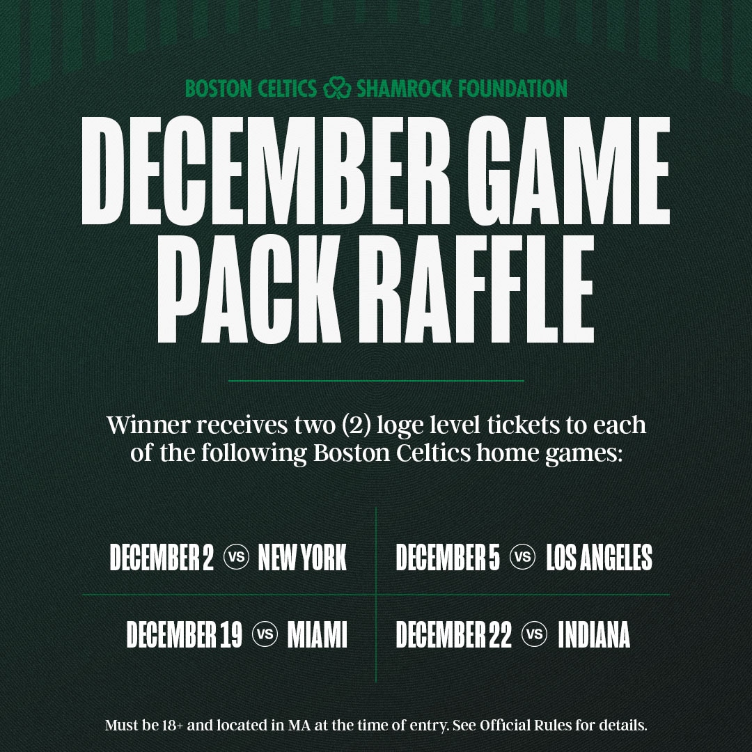 2025 | Boston Celtics | December Game Raffle
