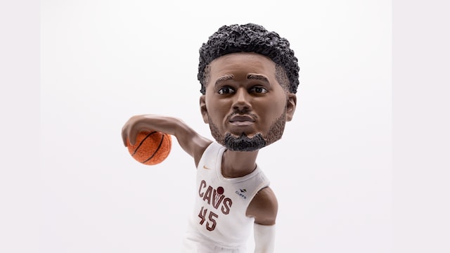 Cavs Unveil Donovan Mitchell Bobblehead presented by SeatGeek