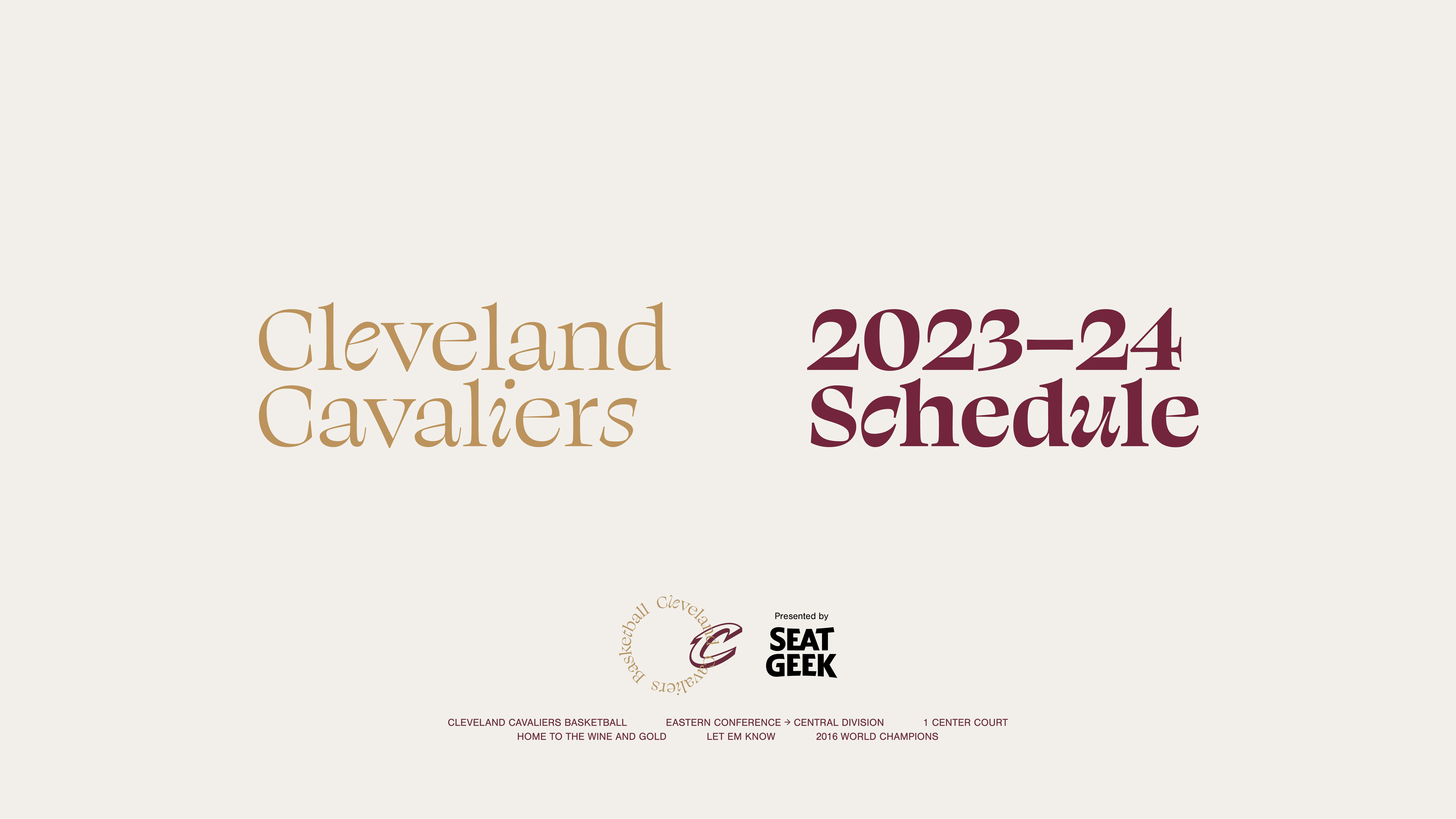 Cavaliers Announce 2023-24 NBA Regular Season Schedule, presented by SeatGeek | NBA.com cavaliers-announce-2023-24-nba-regular-season-schedule-presented-by-seatgeek-nba-com