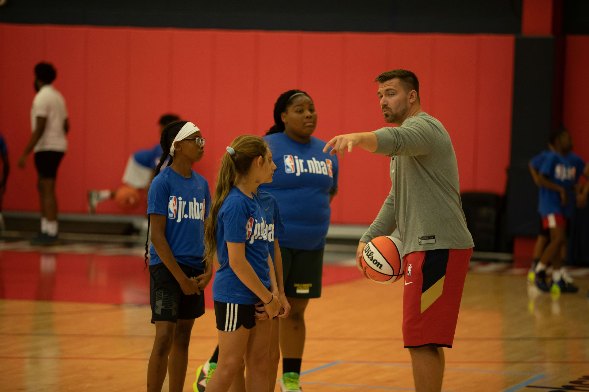 Lightbox-image: The New Orleans Pelicans hosted the area's regional Jr. NBA Skills Challenge at the Ochsner Sports Performance Center on Saturday, May 21, 2022....