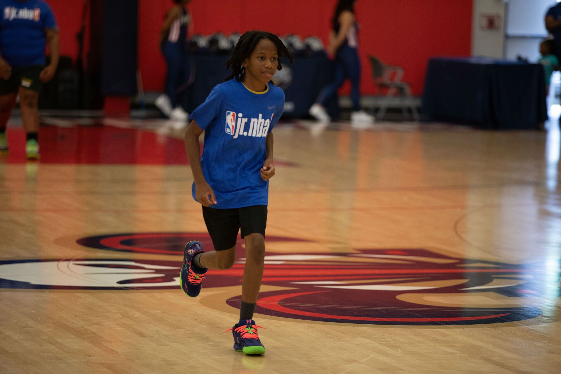Lightbox-image: The New Orleans Pelicans hosted the area's regional Jr. NBA Skills Challenge at the Ochsner Sports Performance Center on Saturday, May 21, 2022....