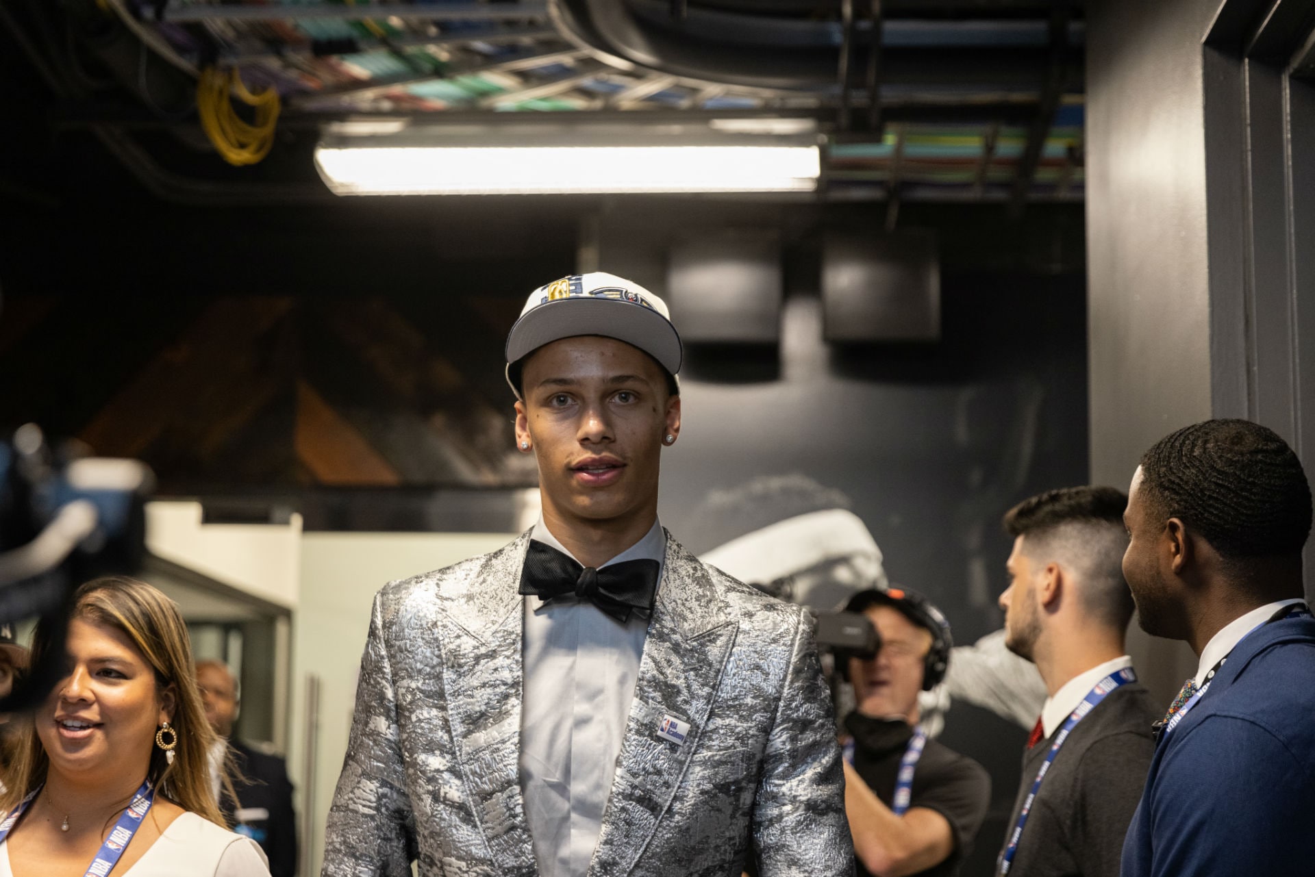 Lightbox-image: Go behind-the-scenes at the 2022 NBA Draft with the New Orleans Pelicans first round selection Dyson Daniels....