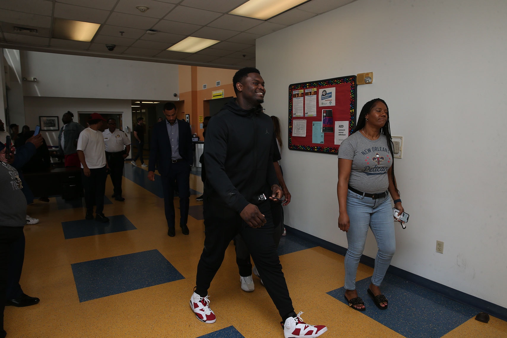 Photos: Zion Williamson signs contract extension with the New Orleans