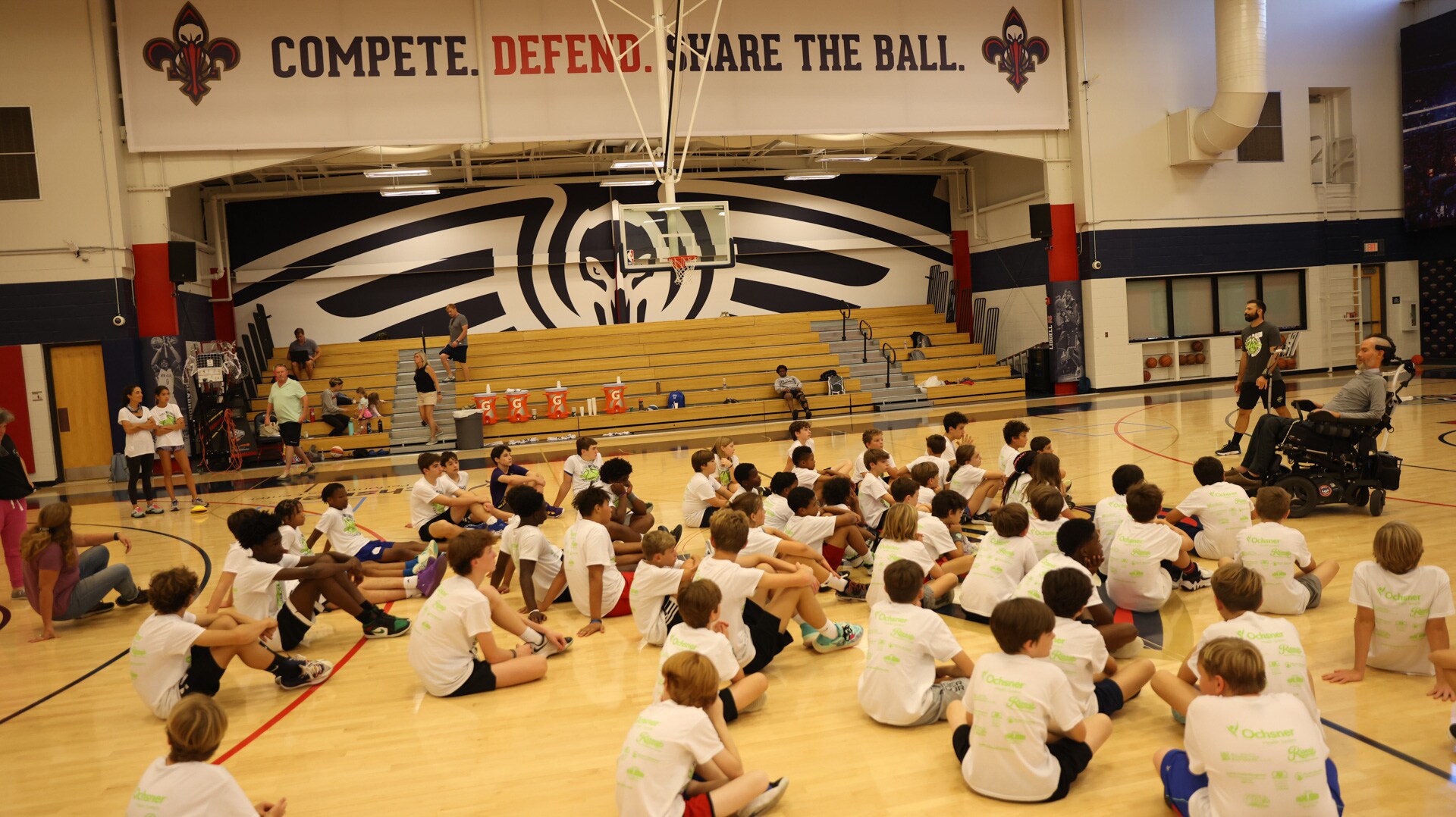 Photos Steve Gleason hosts 2022 Life Skills basketball camp Pelicans
