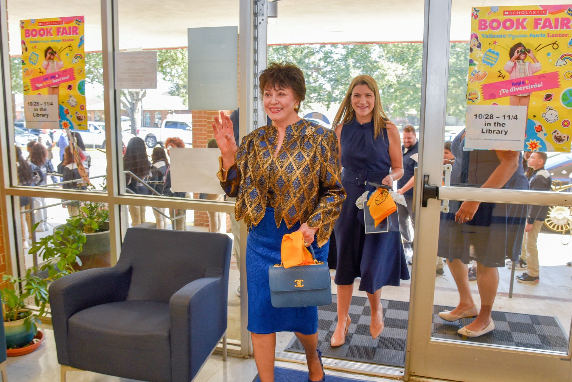 Photos Gayle Benson attends Tom Benson School dedication ceremony