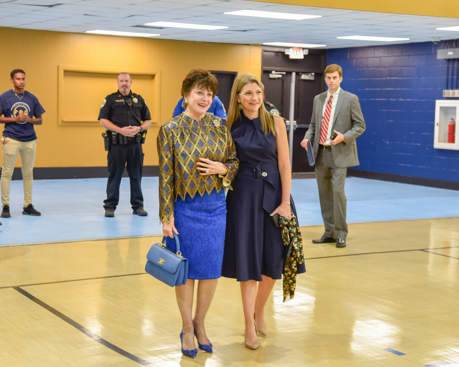 Photos Gayle Benson attends Tom Benson School dedication ceremony