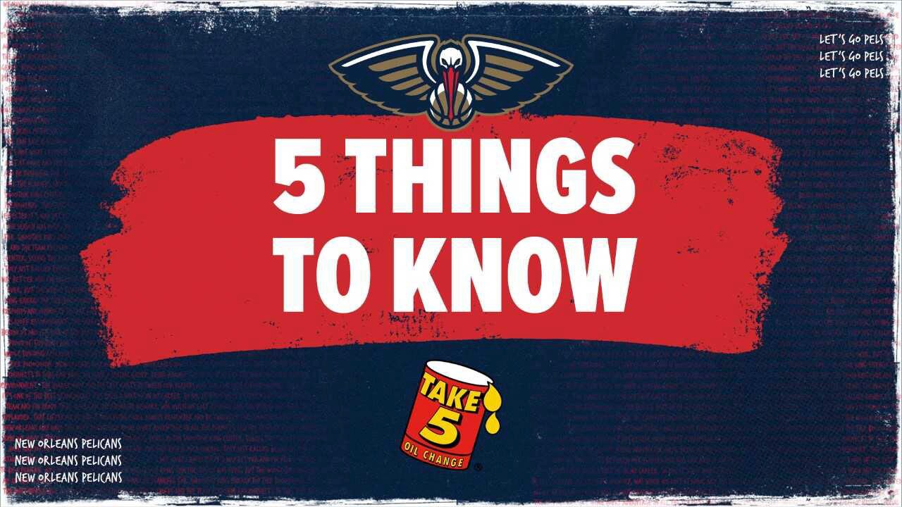 5 things to know about the Pelicans on Jan. 25, 2023