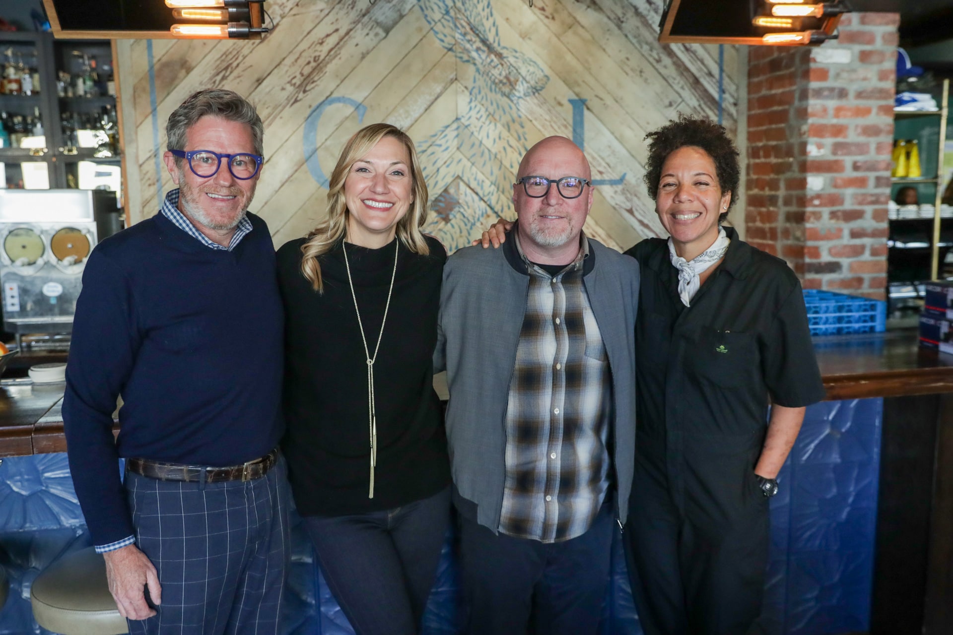 Photos David Griffin and Meredith Hale Griffin with Nina Compton and