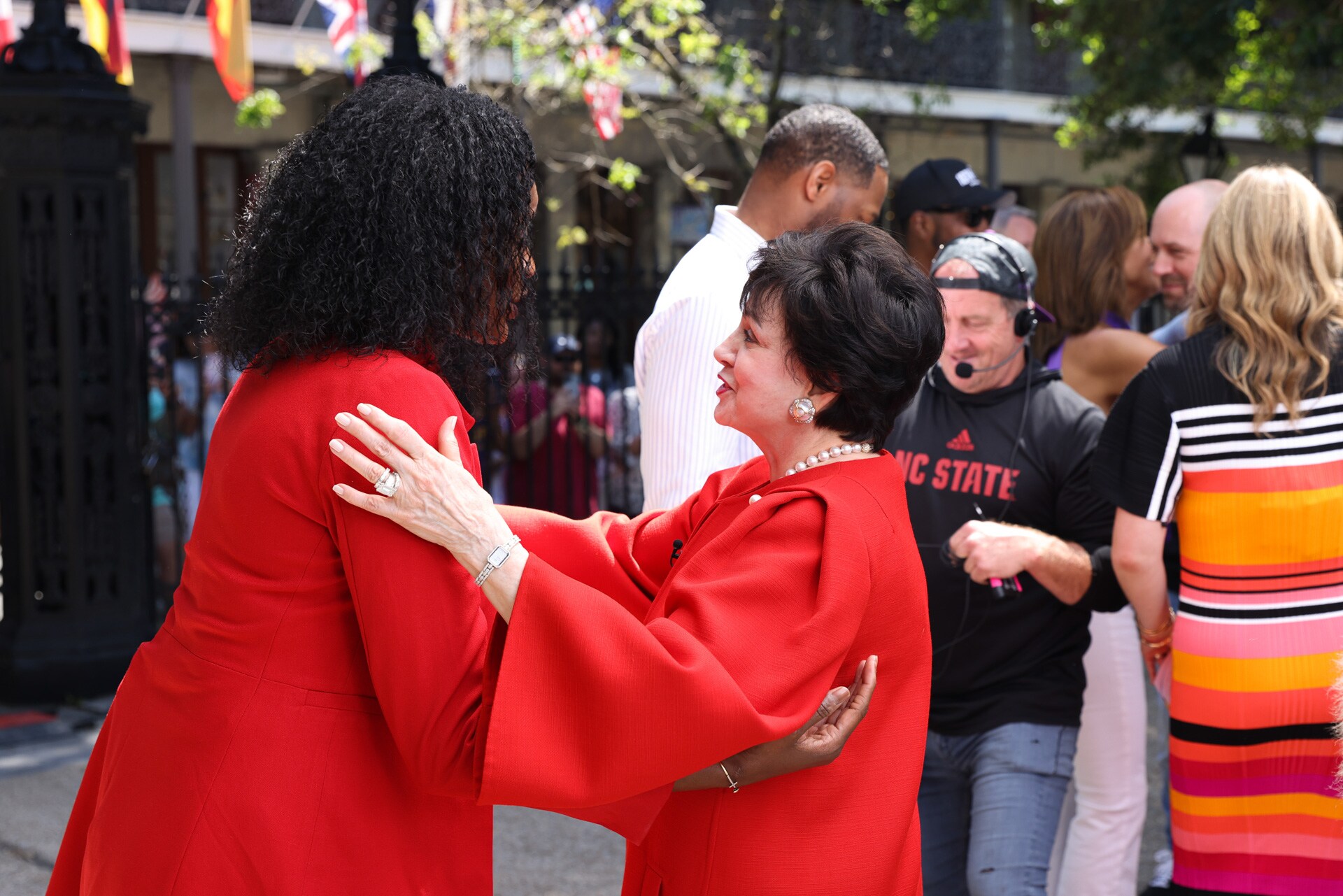 Photos Gayle Benson, Willie Green, and Swin Cash surprise 18th Ward on