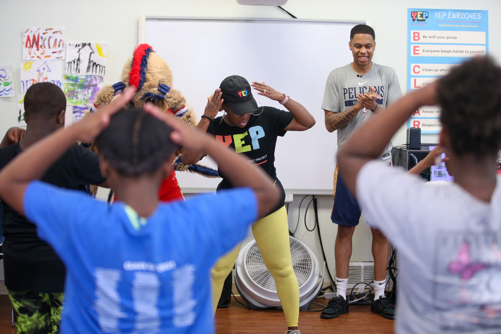 Photos Jordan Hawkins hosts first community event with Pelicans Photo
