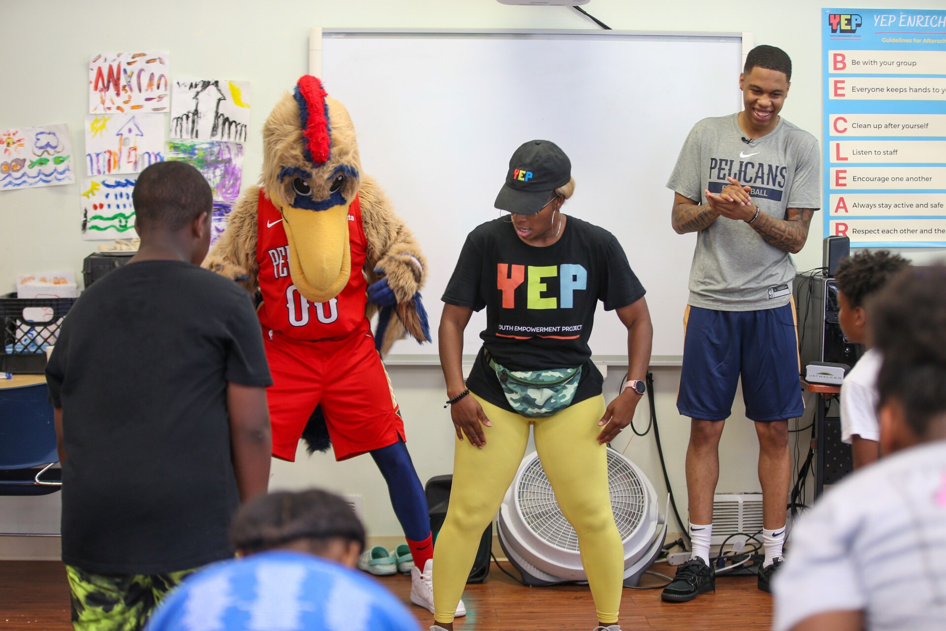 Photos Jordan Hawkins hosts first community event with Pelicans Photo