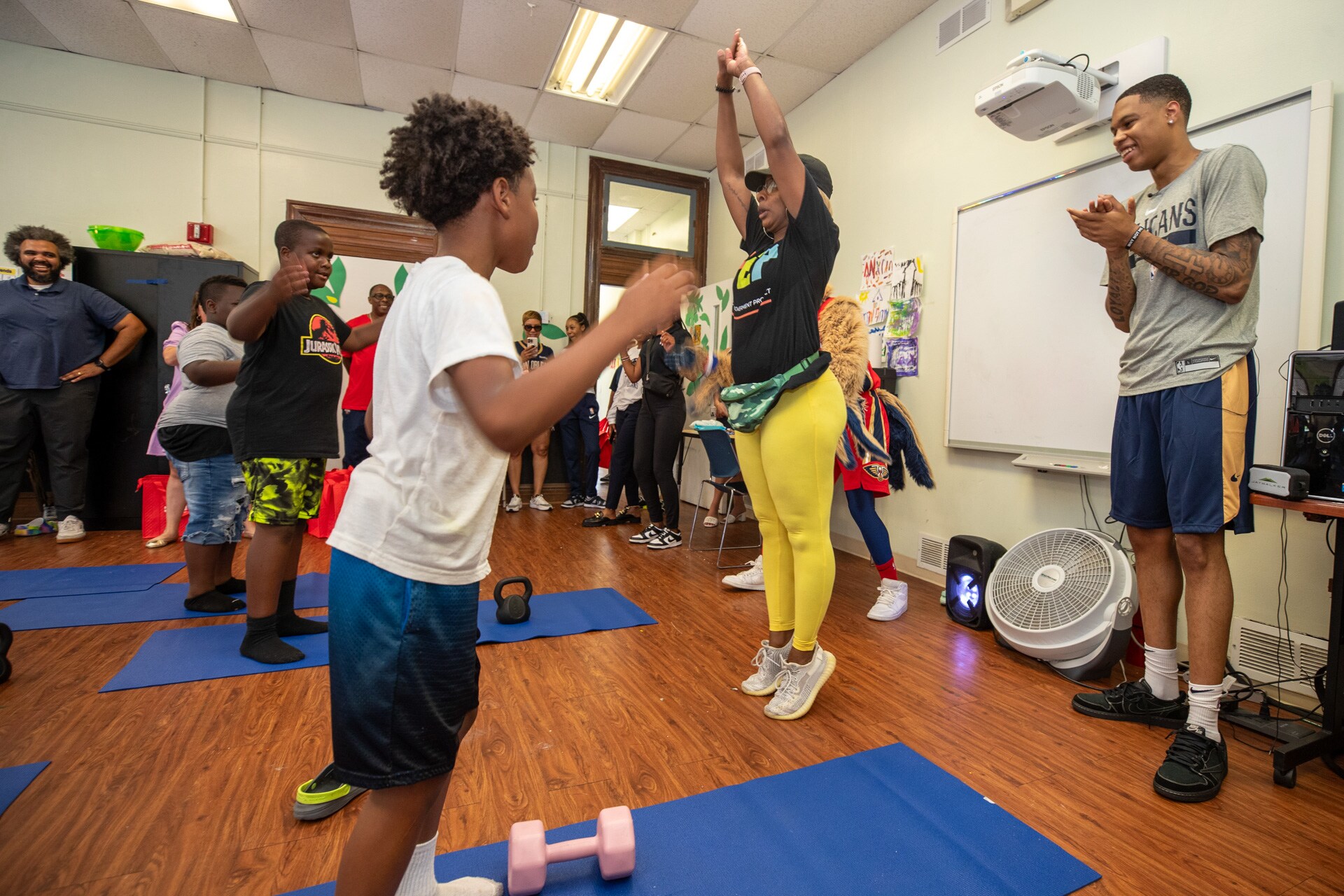 Photos Jordan Hawkins hosts first community event with Pelicans Photo