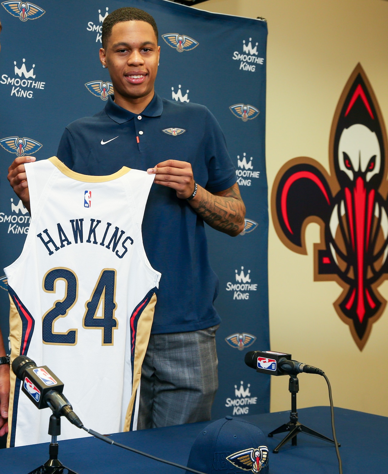Photos: Jordan Hawkins' First Day in New Orleans