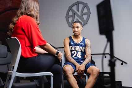 Photos: Jordan Hawkins' First Day in New Orleans