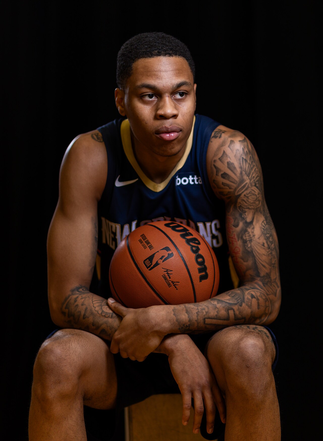 Photos: Jordan Hawkins | 2023 NBA Rookie Photo Shoot
