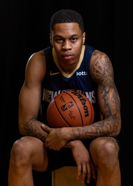 Photos: Jordan Hawkins | 2023 NBA Rookie Photo Shoot