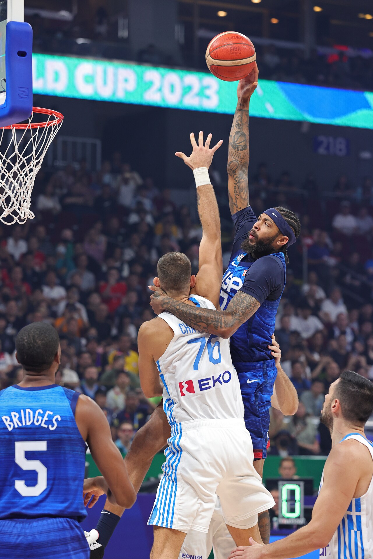 Photos of Brandon Ingram and Team USA vs Greece at FIBA World Cup 2023
