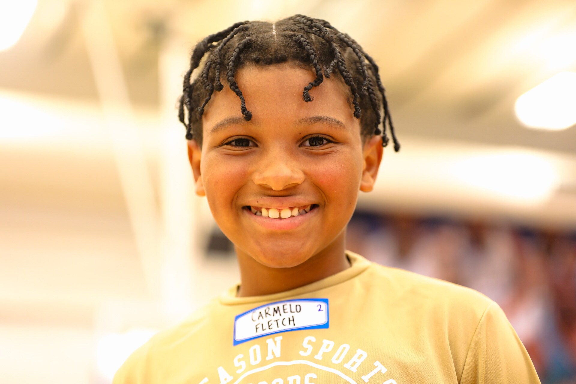 Photos Steve Gleason, Pelicans host youth basketball camp Photo