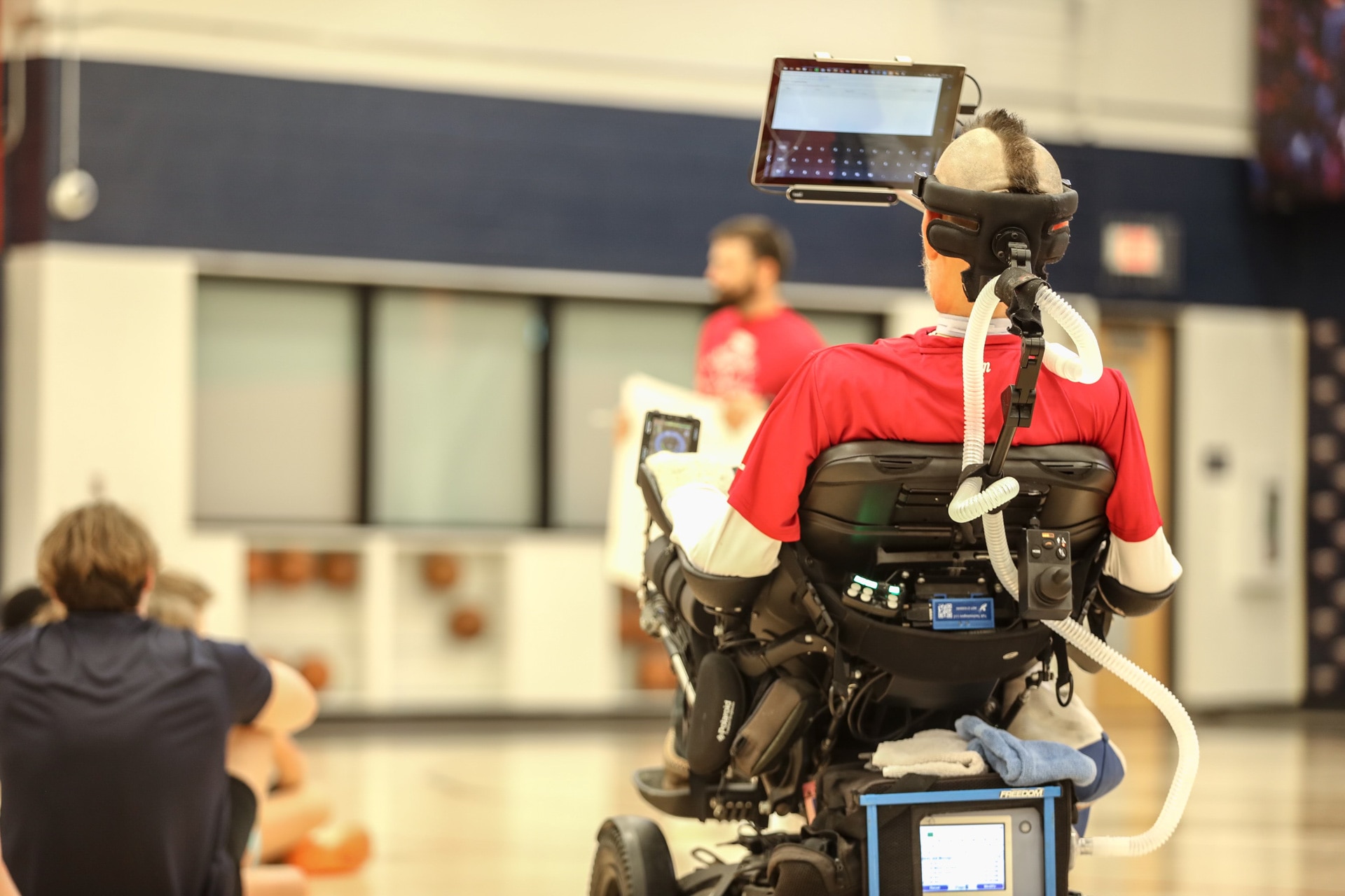 Photos Steve Gleason, Pelicans host youth basketball camp Photo
