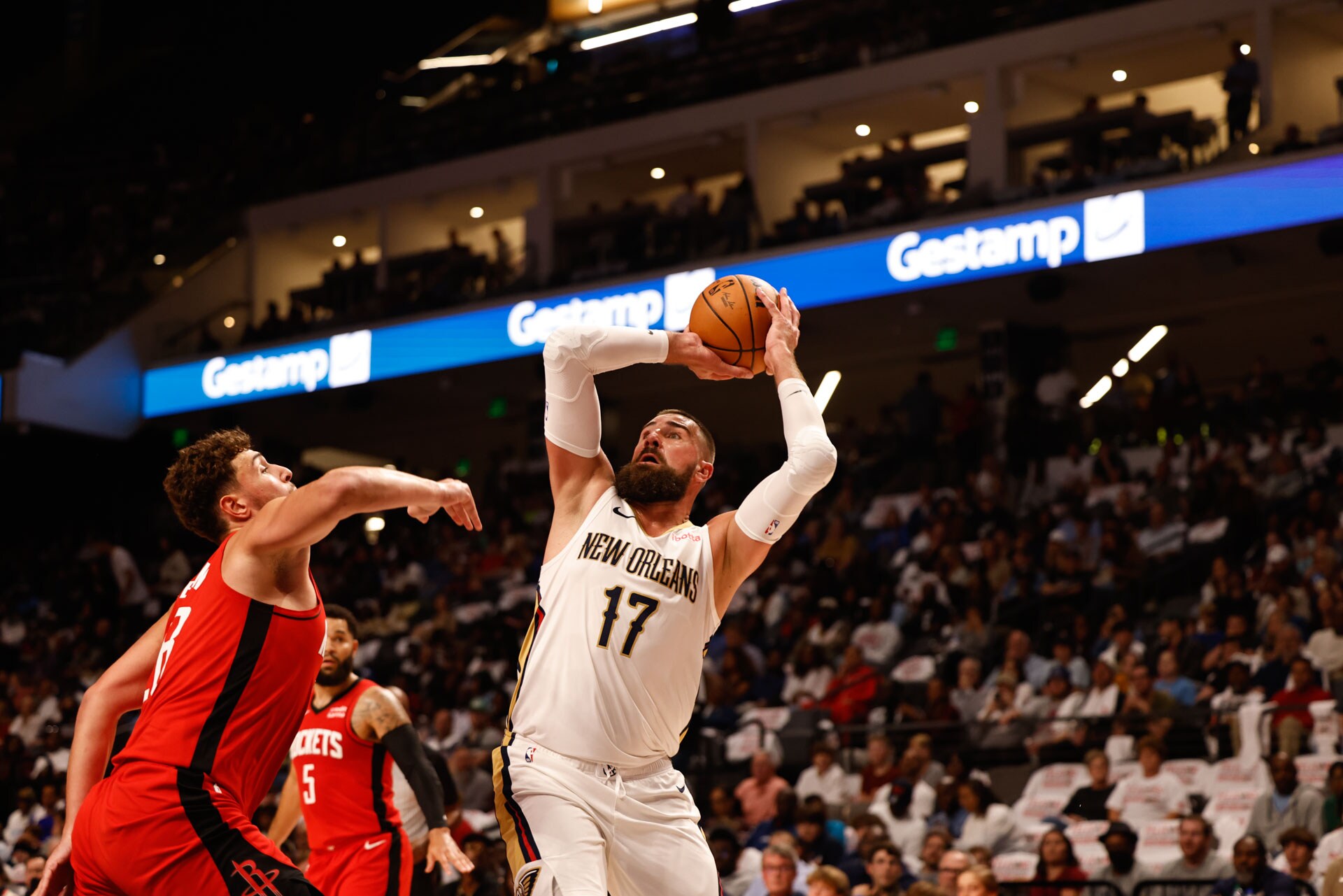 Photos Pelicans vs. Rockets Preseason Game Action 10/12/23 Photo
