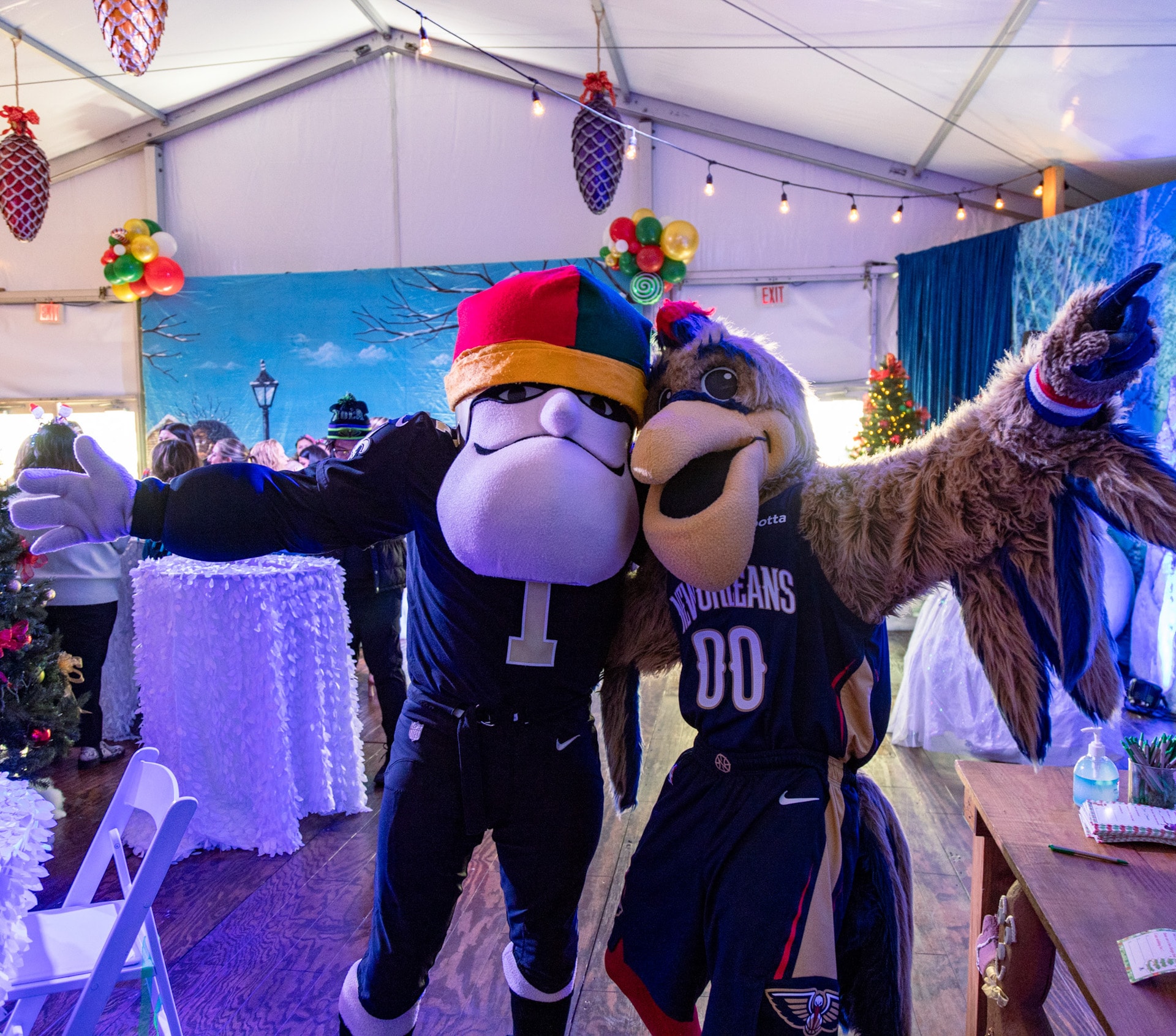 Photos Gayle Benson holiday kickoff party at Ochsner Month of Giving