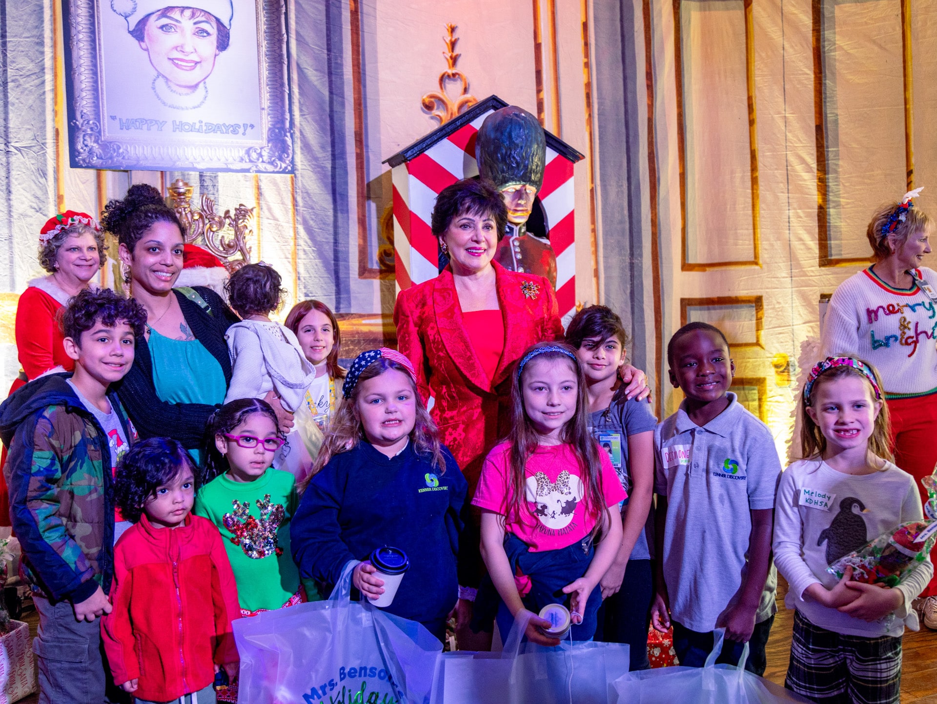 Photos Gayle Benson holiday kickoff party at Ochsner Month of Giving