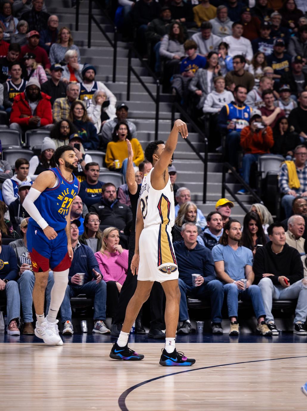 Photos Pelicans at Nuggets Game Action 1/12/2024 Photo Gallery