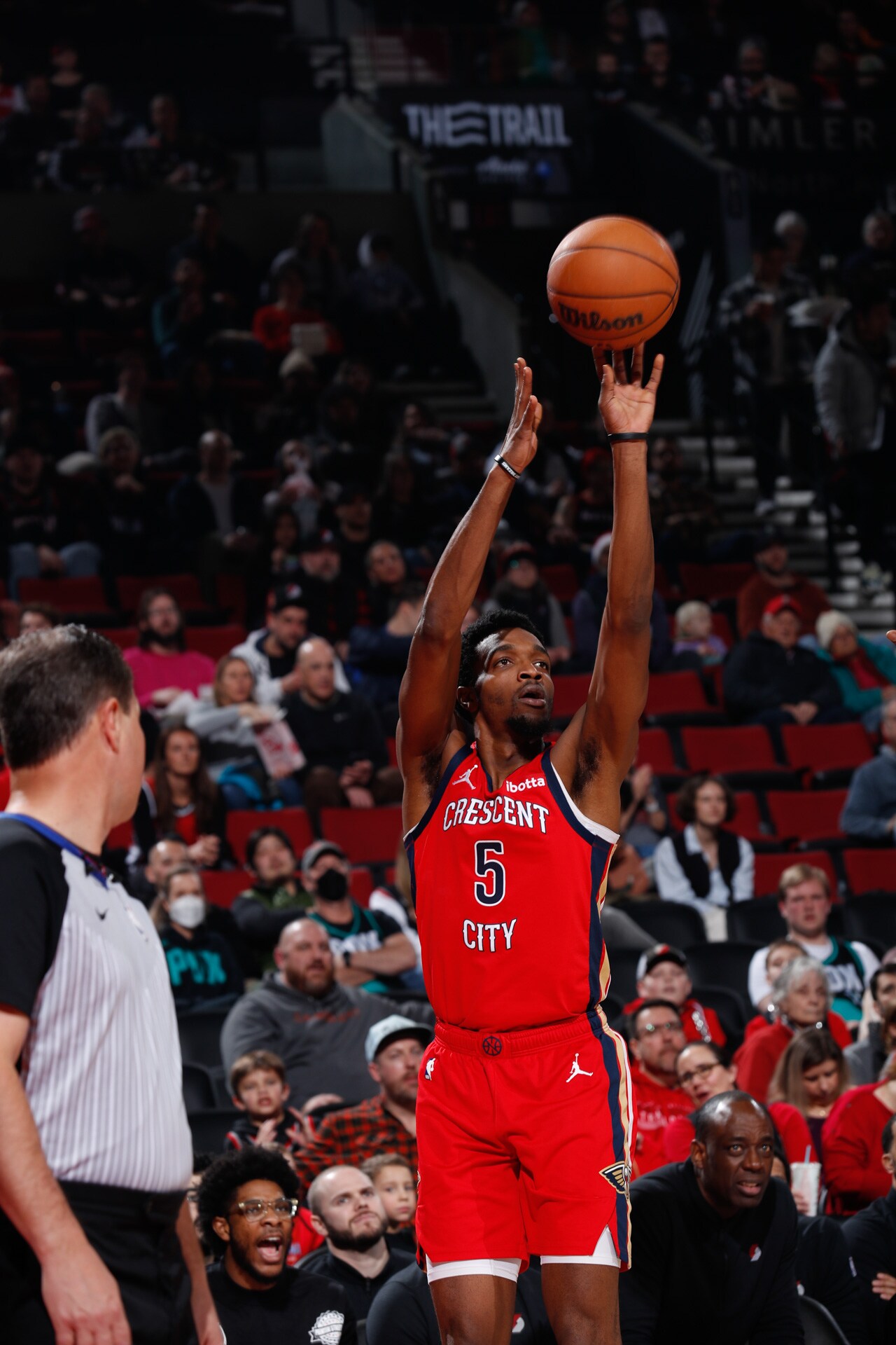 Photos Pelicans at Trail Blazers Game Action 2/10/2024 Photo Gallery