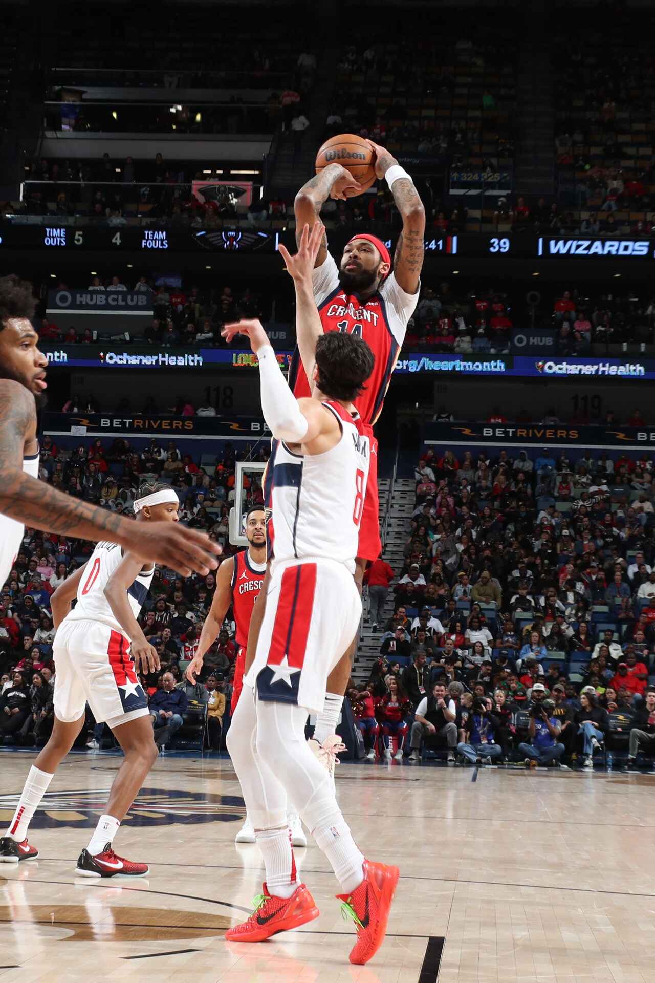 Photos: Pelicans vs. Wizards | Game Action 2/14/2024 Photo Gallery