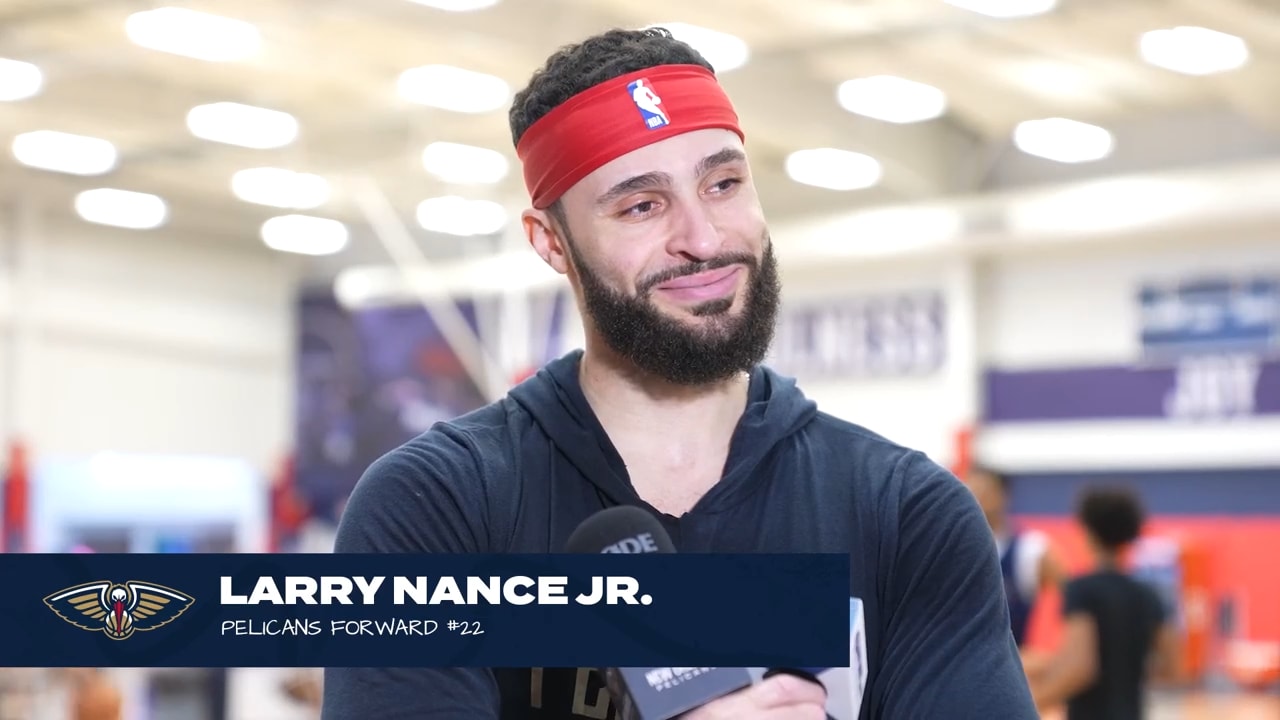 Larry Nance Jr. on Brandon Ingram, Zion Williamson in Spurs win, roster ...