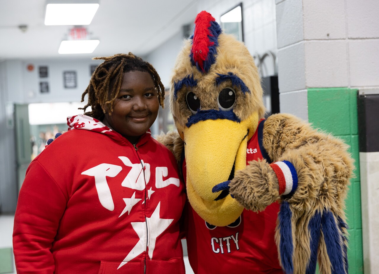 Photos: New Orleans Pelicans surprise 2024 Jr. Pelicans Scholastic ...