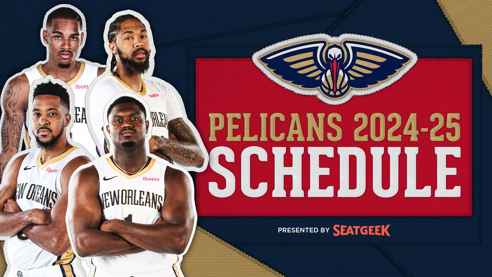 Pelicans announce 2024-25 regular season schedule presented by SeatGeek | NBA.com pelicans-announce-2024-25-regular-season-schedule-presented-by-seatgeek-nba-com