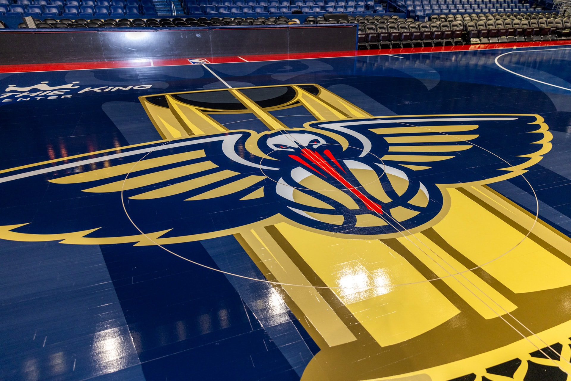 Photos: New Orleans Pelicans unveil new court design for 2024 NBA