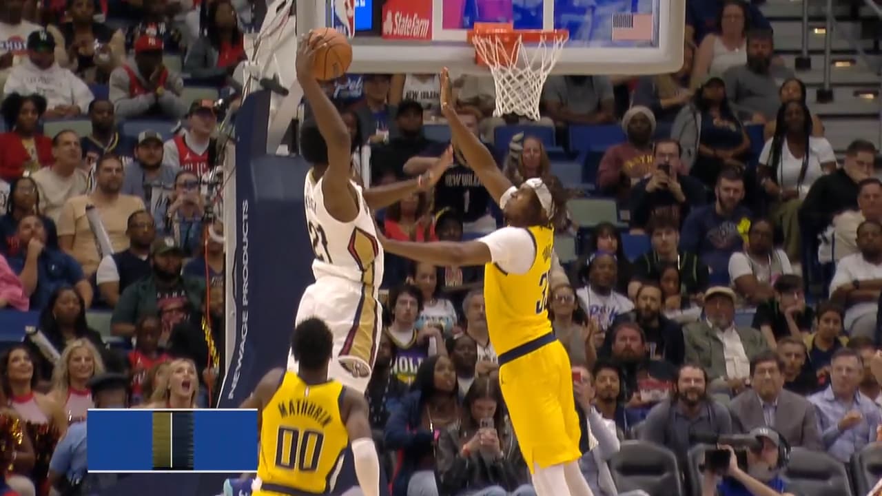 Yves Missi posterizes Myles Turner | Pelicans-Pacers Highlights 11/1/2024