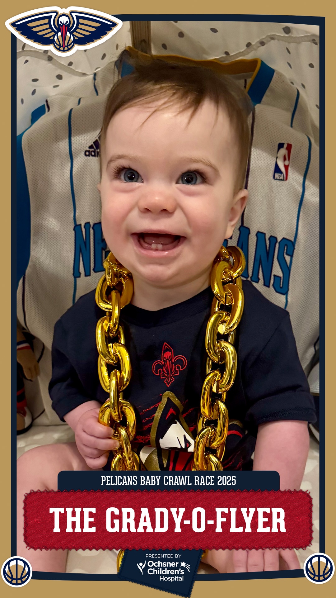 Photos: Meet the 2025 Pelicans Baby Crawl Race Contestants | New