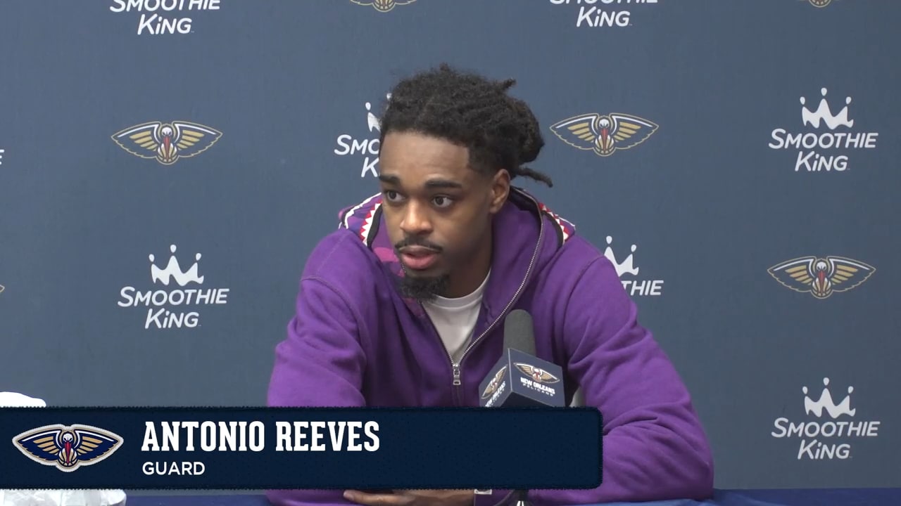 Antonio Reeves | Pelicans-76ers Postgame Interview 3/24/25 | New ...