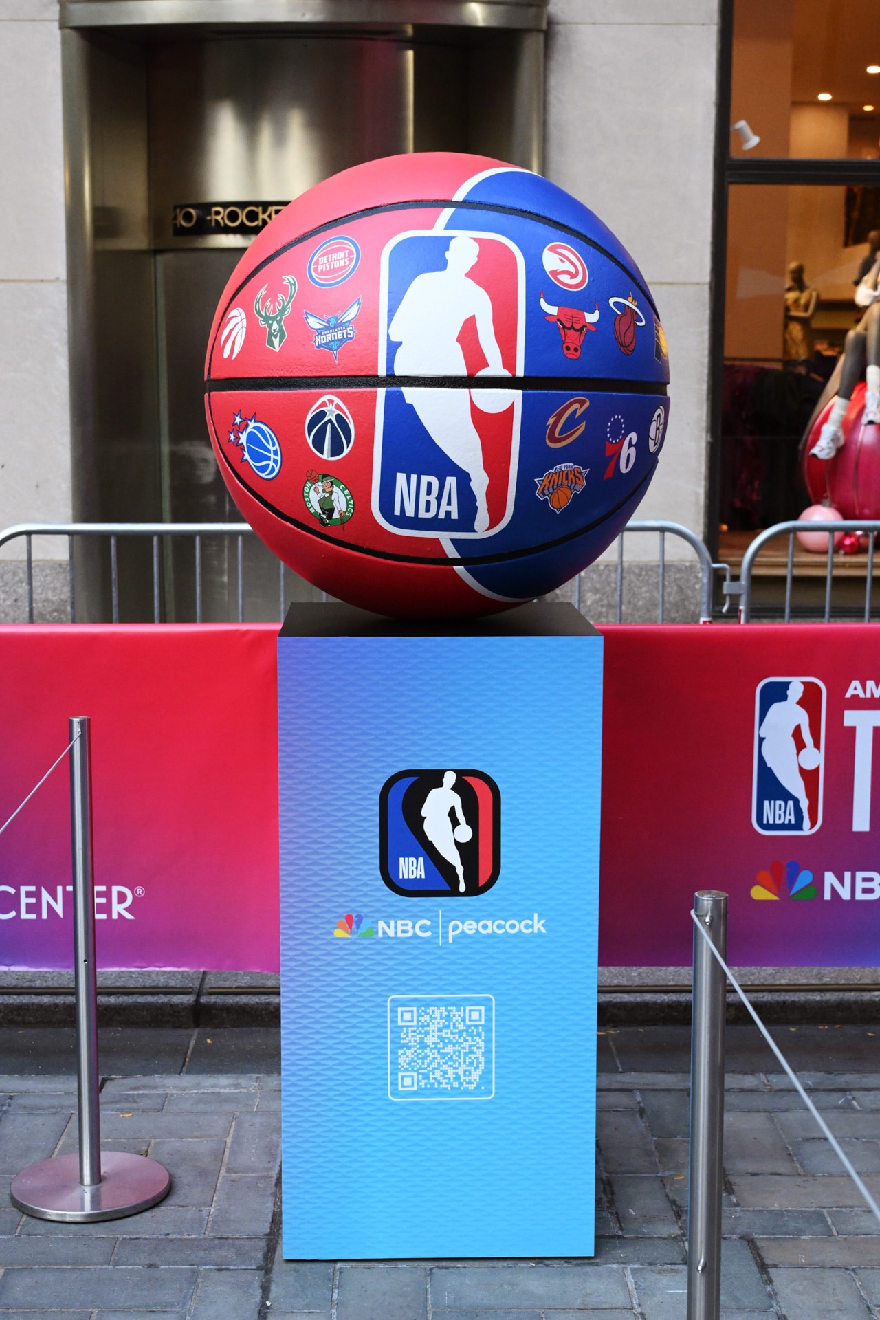 Photos: Pelicans basketball displayed at NBA 30 Rock | New Orleans Pelicans