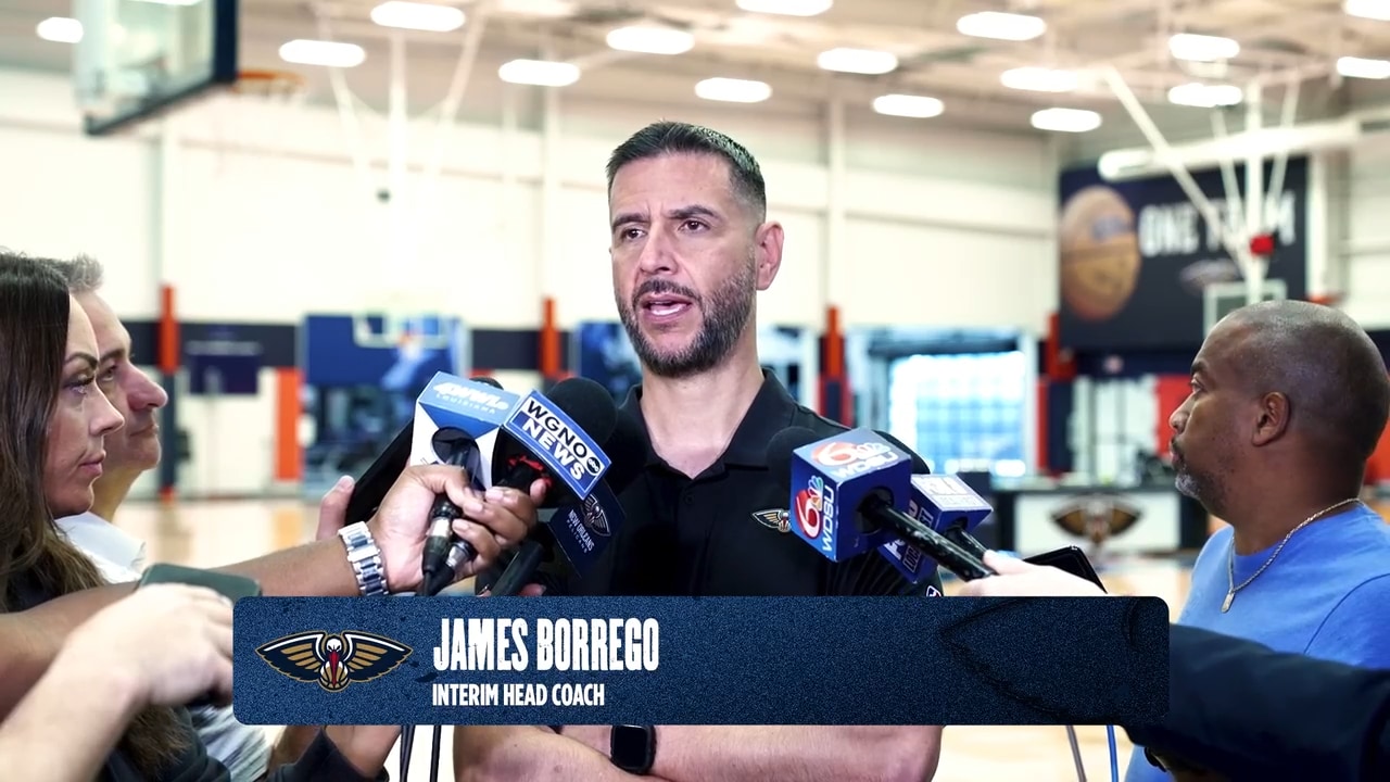 James Borrego on taking over as interim head coach 11/15/2025 | New ...