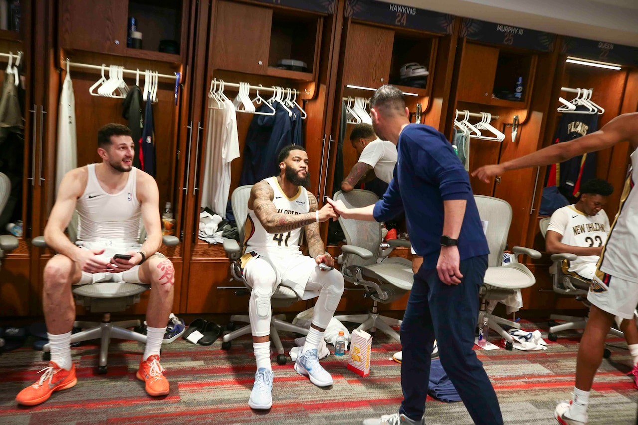 Photos: Pelicans vs. Rockets | Locker Room and Postgame Reactions 12/18 ...